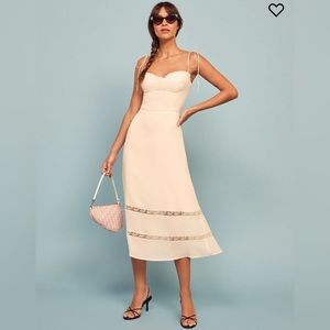 Reformation Roman Dress Ivory Bride Wedding NWT size 8